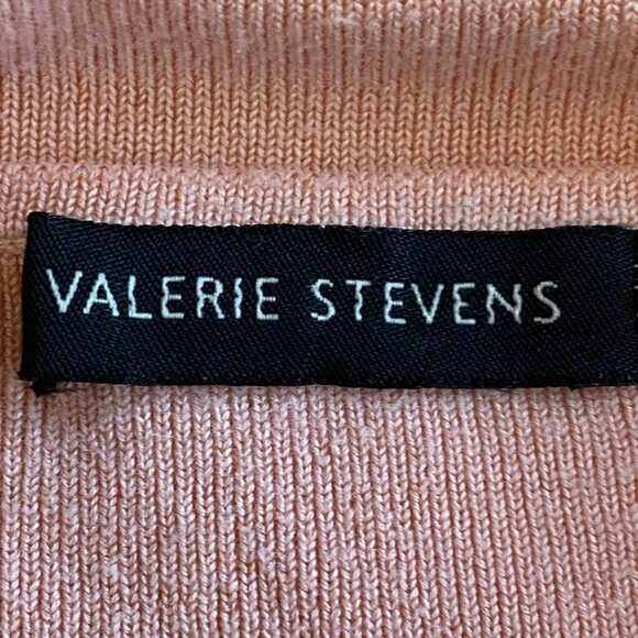 VALERIE STEVENS Petal Pink Silk Blend Cowl Neck Sweater Y2K Vintage M - Picture 6 of 7